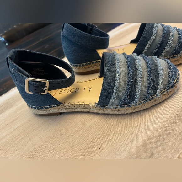 Sole Society Blue Womens Size 6.5 Espadrilles - Picture 4 of 9
